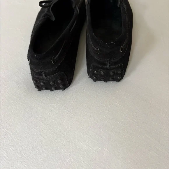Tod's Black Suede Men's Slip-On Loafers - Picture 2 of 4